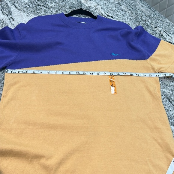 NWOT Zara Size Large short sleeve shirt, purple and gold colour - Picture 7 of 10